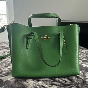 Coach Green Leather Crossbody Bag